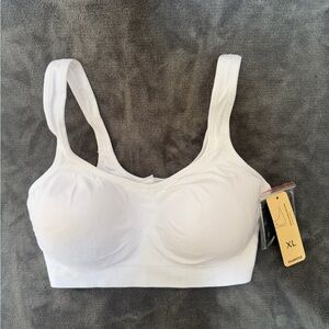 Truekind By Shapermint Women's Daily Comfort Wirefree Shaper Bra XL White New